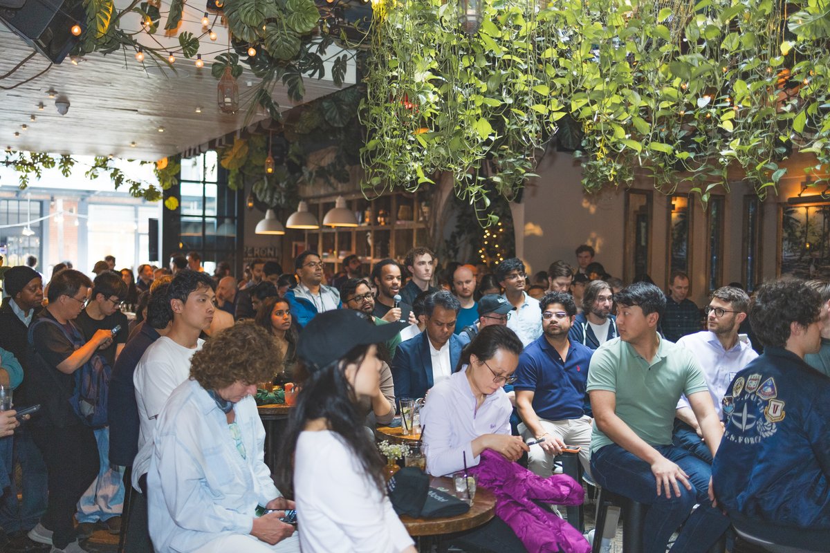 Packed audience