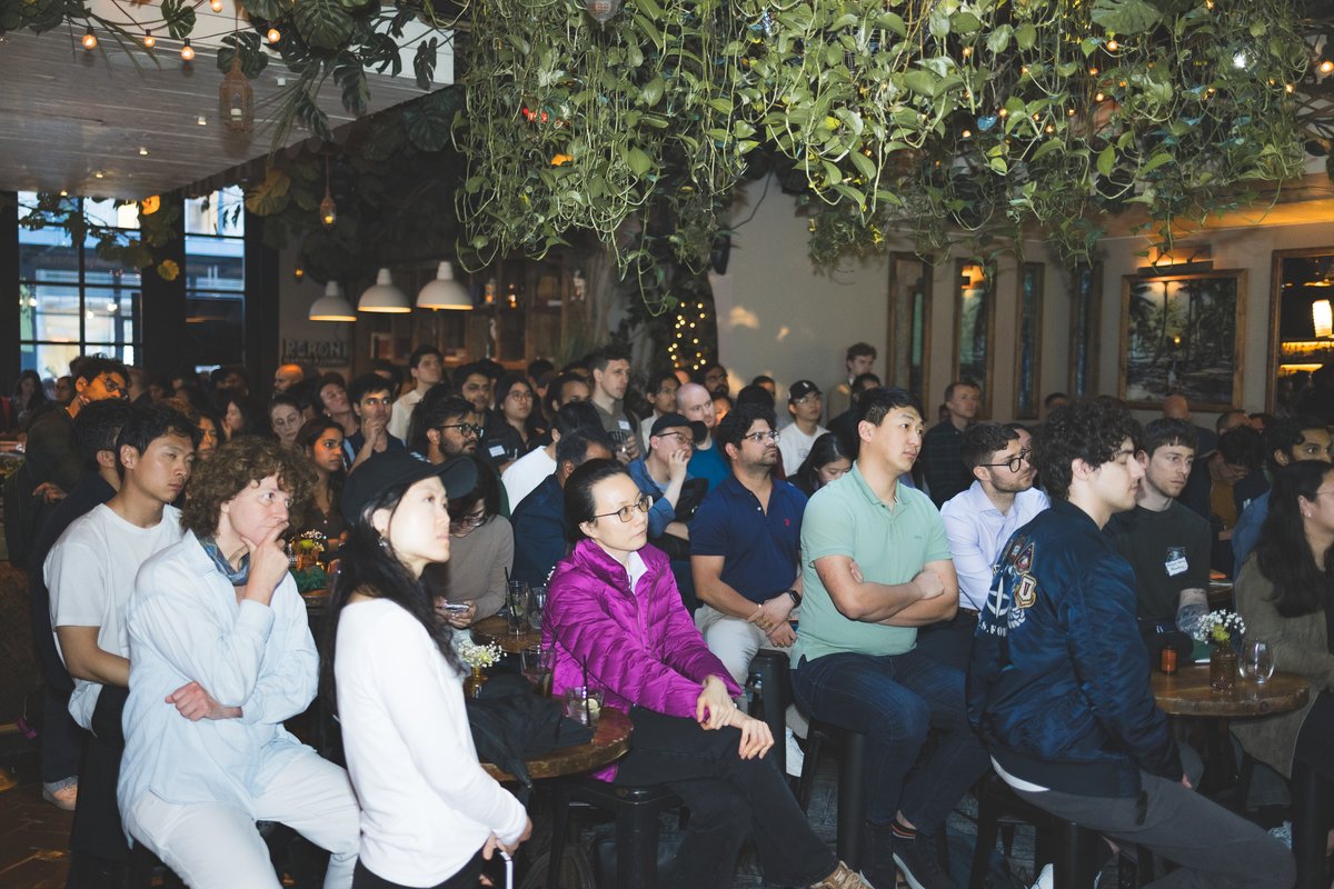 Large audience filling the venue