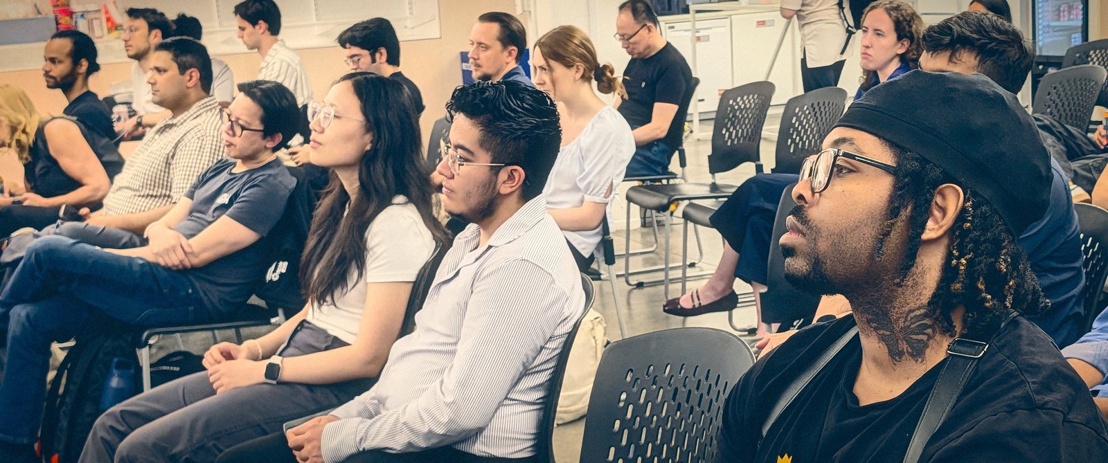 Audience watching