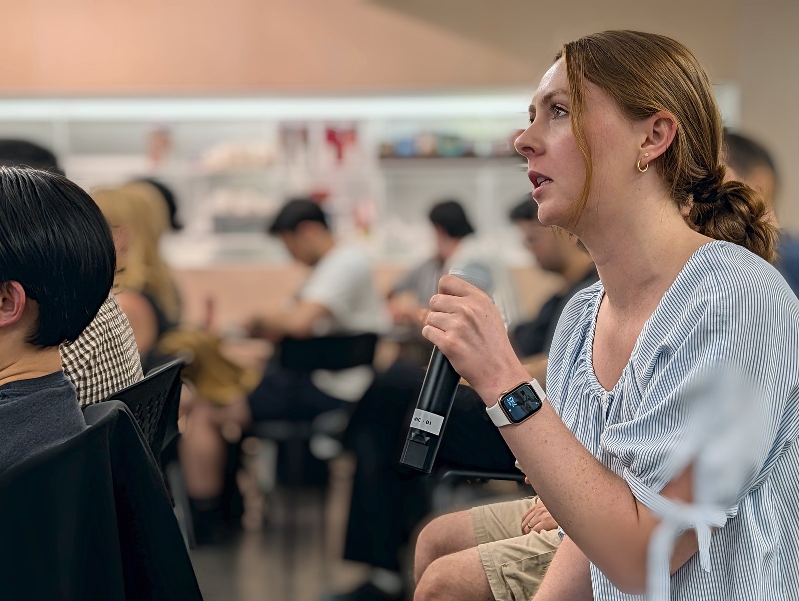 A question from the audience